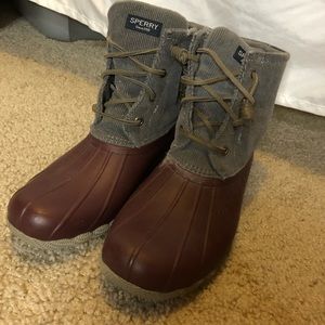Sperry Duck boots, only worn once